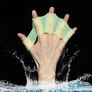 Nadadeiras de silicone para homens e mulheres, luvas de dedo, equipamento de pás, dedo nadadeira, esporte de piscina, treinamento profissional, criança Importe Go 