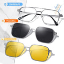 Óculos Polarizado 3 em 1 INOX Conforto + Proteção Anti Azul BRINDE oculos3em1 Importe Go 