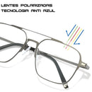 Óculos Polarizado 3 em 1 INOX Conforto + Proteção Anti Azul BRINDE oculos3em1 Importe Go 