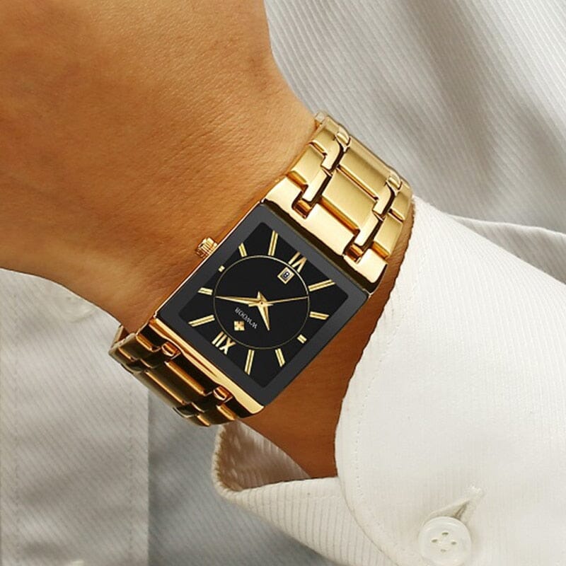 Relógio Masculino Gold Watch ma 35 Importe Go 