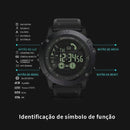 Relógio SmartWatch T-Watch Militar Masculino 125 Importe Go 