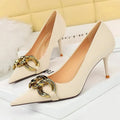 Salto Alto Scarpin - Luxury Salto Alto Scarpin - Luxury Importe Go Bege 7.5cm 34 (22cm)