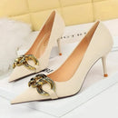 Salto Alto Scarpin - Luxury Salto Alto Scarpin - Luxury Importe Go Bege 7.5cm 34 (22cm)