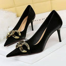Salto Alto Scarpin - Luxury Salto Alto Scarpin - Luxury Importe Go Preto 7.5cm 34 (22cm)