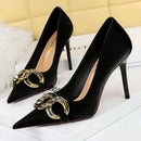 Salto Alto Scarpin - Luxury Salto Alto Scarpin - Luxury Importe Go Preto 9.5cm 34 (22cm)