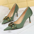Salto Alto Scarpin - Luxury Salto Alto Scarpin - Luxury Importe Go Verde 7.5cm 34 (22cm)
