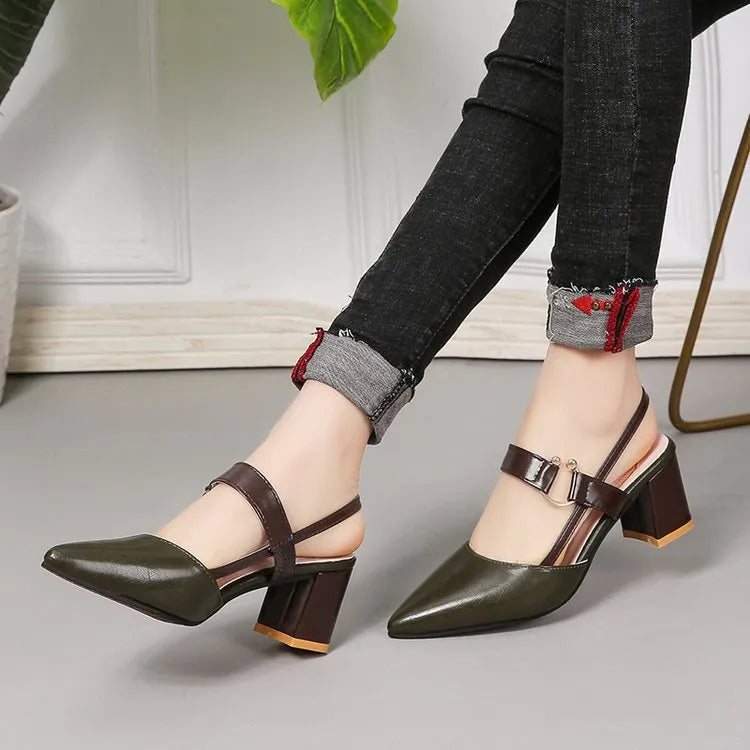 Sapato Feminino De Salto Alto Com Design De Alça Importe Go 