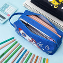 Space astronaut portable pencil case cute cartoon kids stationery bag large capacity storage bag school studen canvas pencil bag Importe Go 