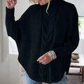 Suéter de Tricô Feminino Gola Alta | WarmStyle Roupas (Suéter Feminino 3) Importe Go P Preto 