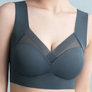 Sutiãs esportivos de renda para mulheres, bralette sem costura, sutiã sem costas, coletores femininos, top sem fio à prova de choque, plus size, L-3XL Importe Go 