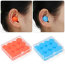 Tampões De Silicone Macio, Tampões De Ouvido Anti-Ruído, Earbud Impermeável, Redução De Ruído, Proteção Auditiva, À Prova De Som, Natação, Reusab, 6 Pares Importe Go 