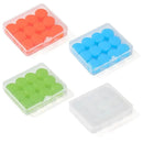 Tampões De Silicone Macio, Tampões De Ouvido Anti-Ruído, Earbud Impermeável, Redução De Ruído, Proteção Auditiva, À Prova De Som, Natação, Reusab, 6 Pares Importe Go 