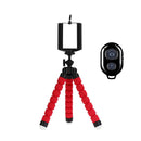 Tripés para celulares, mini suporte para câmera móvel, clipes em smartphone, monopé, octopus, tripod stativ Importe Go Remote RedT 