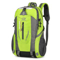 Uma grande capacidade homens e mulheres Universal Outdoor Travel Backpack Waterproof Caminhadas leve Duffel Bag Importe Go Green 