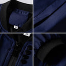 Uniforme de beisebol manga longa fino masculino, Jaqueta ciclismo à prova de vento, monocromática, zíper, casual, outono, M-4XL Importe Go 