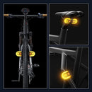 USB Recarregável Bike Turn Signal Traseira Luz, Lâmpada LED Bicicleta, Luzes traseiras de bicicleta, MTB Tail Light, Luzes sem fio, Acessórios de bicicleta Importe Go 
