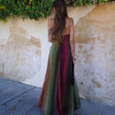Vestido Aurora Boho com Detalhes em Pedras Gradientes Vestido Aurora Boho com Detalhes em Pedras Gradientes Importe Go 