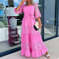 Vestido Feminino Longo Amora Importe Go 04 Pink S 