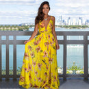 Vestido Longo Floral com Fenda Maju Vestido Longo Floral com Fenda Margot Importe Go 