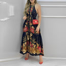 Vestido Longo Floribella Vestido Longo Floribella Importe Go Azul Escuro P 