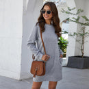 Vestido Moletom Feminino Vestido Moletom Feminino Importe Go Cinza PP 