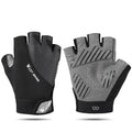 West Biking-Half Finger Sports Gloves para homens e mulheres, MTB, bicicleta, corrida, fitness, ginásio, equitação, motocicleta, bicicleta Importe Go Gray M 