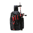 Backpack's Fishing - Mochila para pescador Mochila de pesca Importe Go Preto Camuflado 