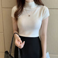 Blusa Cashmere Gola Alta Blusa Cashmere Gola Alta Importe Go branco Único 