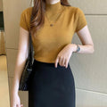 Blusa Cashmere Gola Alta Blusa Cashmere Gola Alta Importe Go dourado Único 