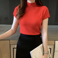 Blusa Cashmere Gola Alta Blusa Cashmere Gola Alta Importe Go vermelho Único 