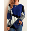 Blusa de Luxo Genova Manga Longa (Queima de Estoque) Blusa de Luxo Genova Manga Longa Importe Go Azul P 