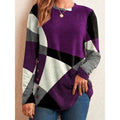 Blusa de Luxo Genova Manga Longa (Queima de Estoque) Blusa de Luxo Genova Manga Longa Importe Go Roxo P 