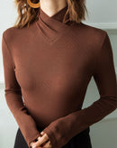 Blusa Manny Gola Alta Transpassada Blusa Manny Gola Alta Transpassada Importe Go 