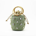 Bolsa Artesanal Luxo LaBela bolsa008 Importe Go Verde 