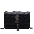 Bolsa Clássica Square bolsa009 Importe Go Preto Fosco 