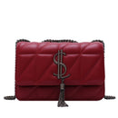 Bolsa Clássica Square bolsa009 Importe Go Vermelho Fosco 