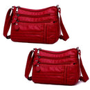 Bolsa de Couro Legítimo Elegance (Compre 1 Leve 2) Bolsa de Couro Legítimo Elegance Importe Go 2 UNIDADES VERMELHAS 