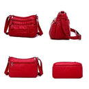 Bolsa de Couro Legítimo Elegance (Compre 1 Leve 2) Bolsa de Couro Legítimo Elegance Importe Go 