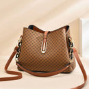 Bolsa de Couro Legítimo Transversal - Lux Style P8 - Lux Style Importe Go Marrom 