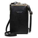 Bolsa de Ombro de Couro de Alta Qualidade e Design Luxuoso Bolsa de Ombro de Couro de Alta Qualidade e Design Luxuoso Importe Go Preto 