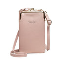 Bolsa de Ombro de Couro de Alta Qualidade e Design Luxuoso Bolsa de Ombro de Couro de Alta Qualidade e Design Luxuoso Importe Go Rosa 