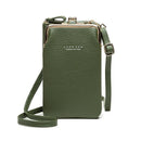 Bolsa de Ombro de Couro de Alta Qualidade e Design Luxuoso Bolsa de Ombro de Couro de Alta Qualidade e Design Luxuoso Importe Go Verde 
