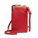 Bolsa de Ombro de Couro de Alta Qualidade e Design Luxuoso Bolsa de Ombro de Couro de Alta Qualidade e Design Luxuoso Importe Go Vermelho 
