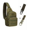 Bolsa de Ombro Tática Militar rca 23 Importe Go Army Green + Brindes 