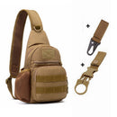 Bolsa de Ombro Tática Militar rca 23 Importe Go Khaki + Brindes 