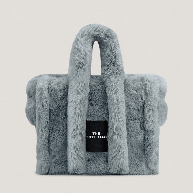 Bolsa Feminina Pelúcia Berenice bolsa027 Importe Go Azul 
