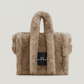 Bolsa Feminina Pelúcia Berenice bolsa027 Importe Go Caramelo 