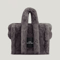 Bolsa Feminina Pelúcia Berenice bolsa027 Importe Go Cinza 