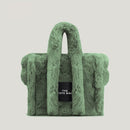 Bolsa Feminina Pelúcia Berenice bolsa027 Importe Go Verde 