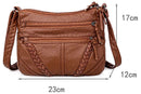 Bolsa Feminina Transversal de Couro - Compre 1 Leve 2 Bolsa Feminina Transversal de Couro - Compre 1 Leve 2 Importe Go 